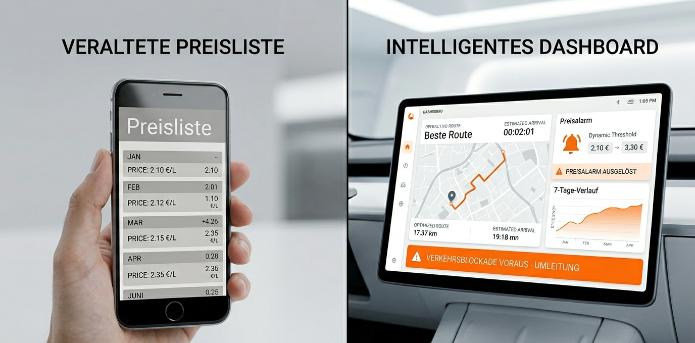 SpritExperte vs. klassische Spritpreis-Apps: Was wirklich den Unterschied macht