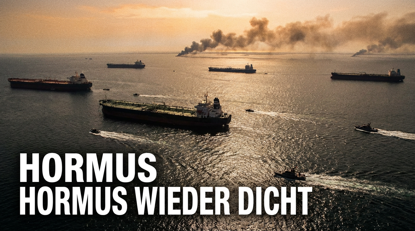 Iran sperrt Hormus erneut – Waffenruhe wackelt